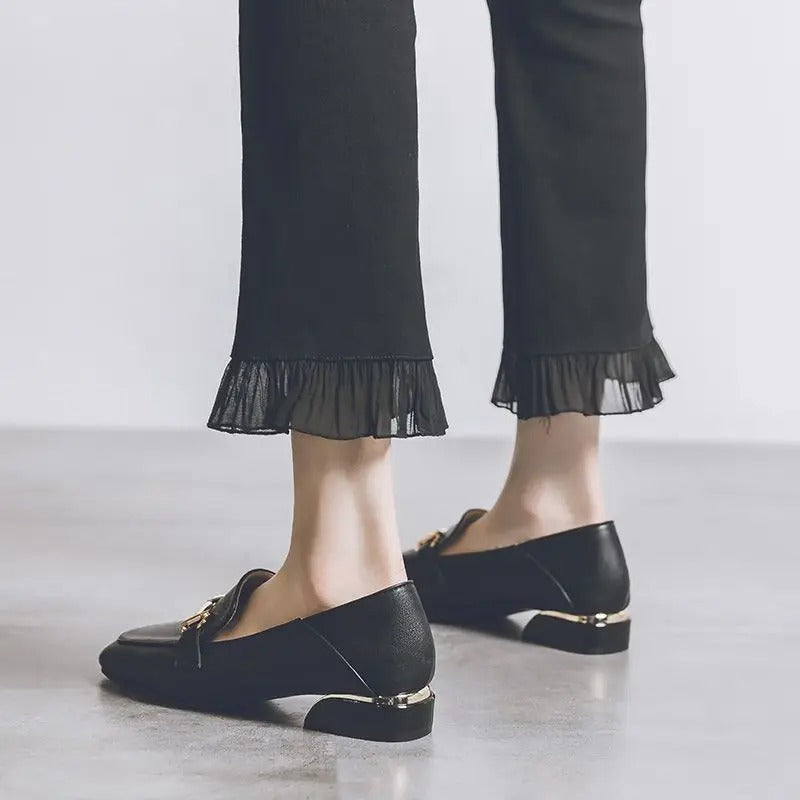 Heeled moccasin for women Podoways