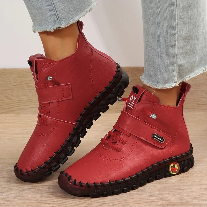 shoes for women with sensitive feet Podoways 36 Red