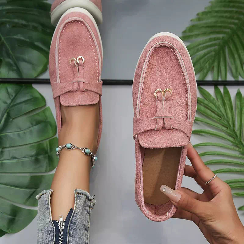 Podoways 36 LightPink women's slide moccasin