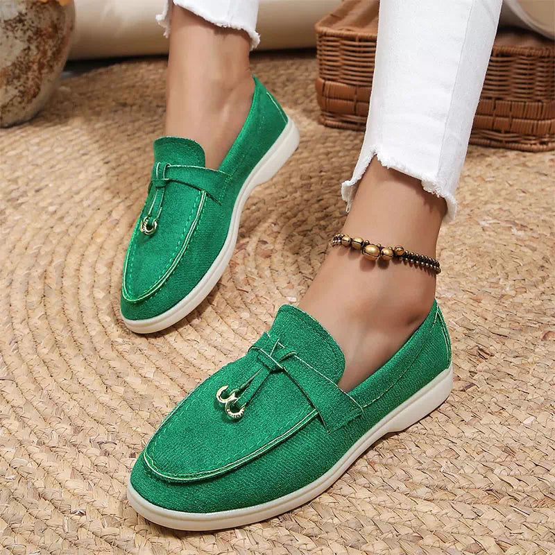 Women's slide moccasin Podoways 36 MediumSeaGreen