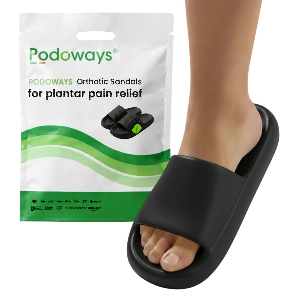 Ortotiska sandaler för lindring av plantar smärta - Unisex