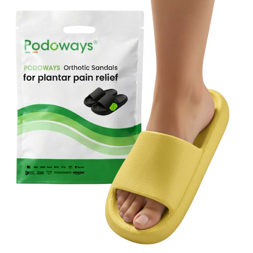 Ortotiska sandaler för lindring av plantar smärta - Unisex