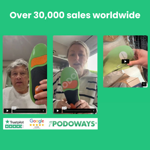 Ortotiske innleggssåler for lindring av plantarsmerter