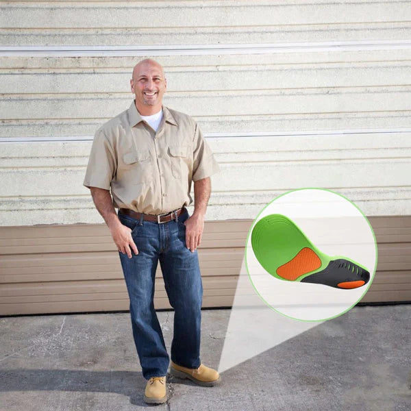 Orthotic insoles for plantar pain relief