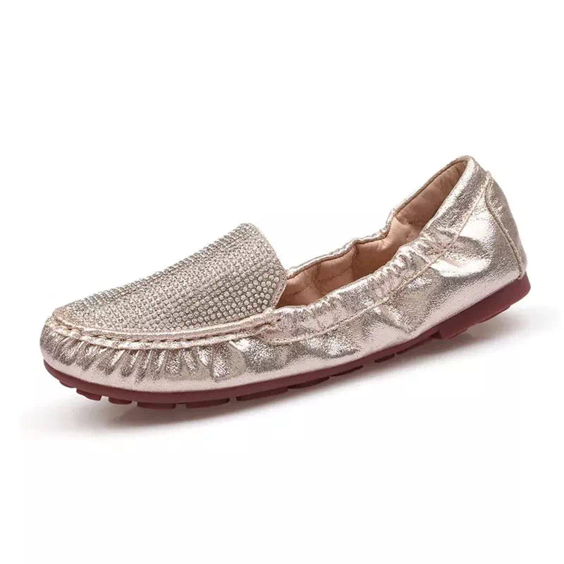 Sequined moccasin for women Podoways 36 LavenderBlush