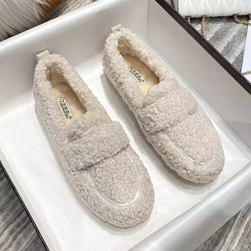 Women's fur-lined moccasin Podoways 36 PaleGoldenrod