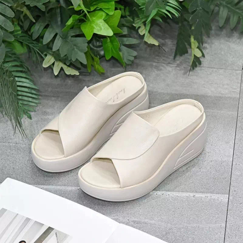 Orthopedic high heel slides Podoways 36 White