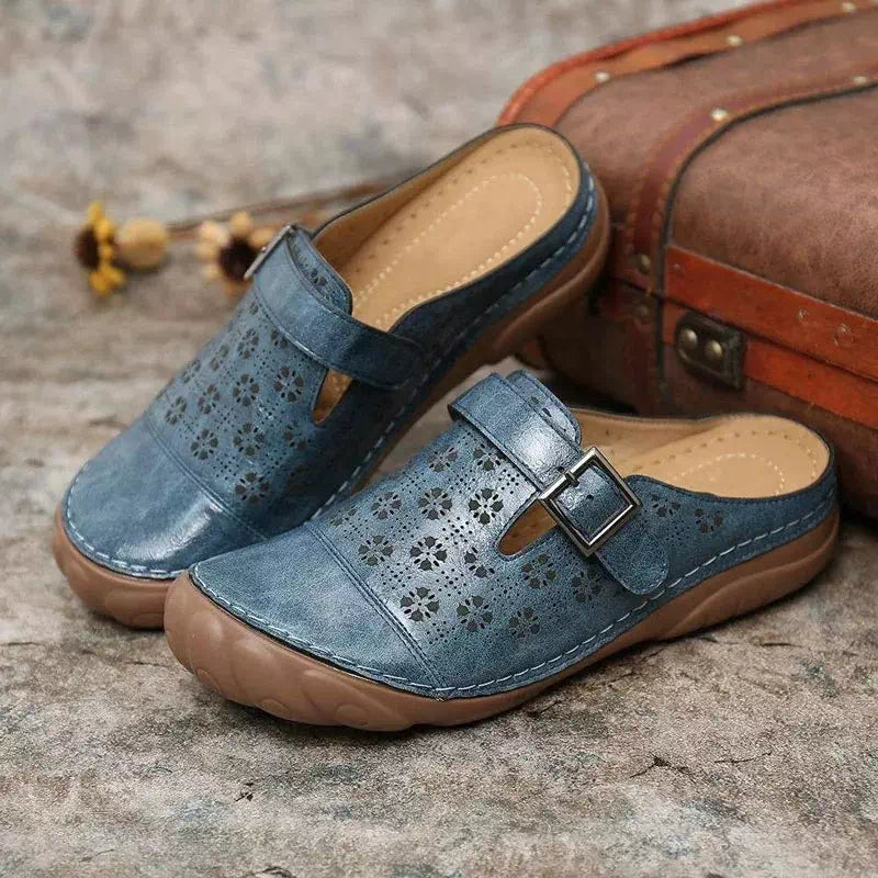 Traditional anti-slip design clog Podoways 36 CornflowerBlue
