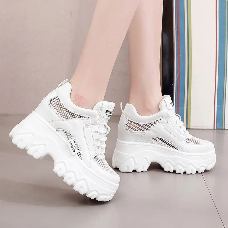 white wedge sneakers for women Orthopedic Shoes Podoways
