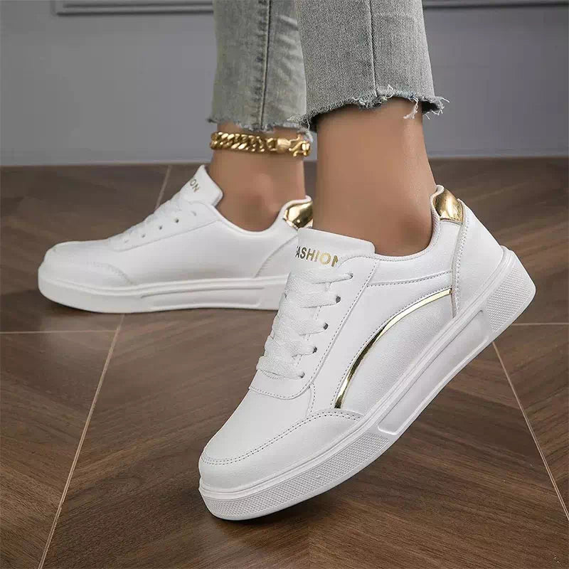Chic white sneaker for women Podoways