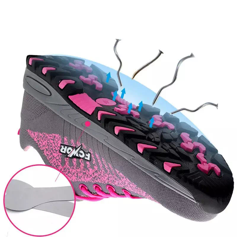 Podoways lightweight women's safety shoes