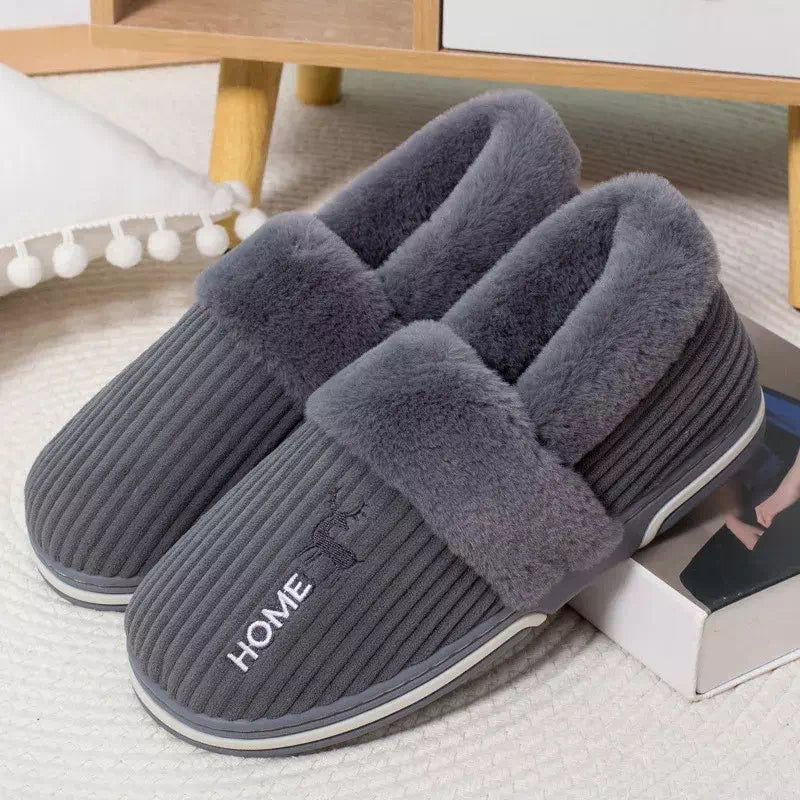 Podoways unisex indoor slippers 36 Gray