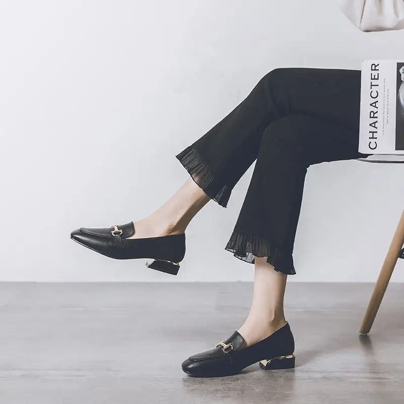 Heeled moccasin for women Podoways