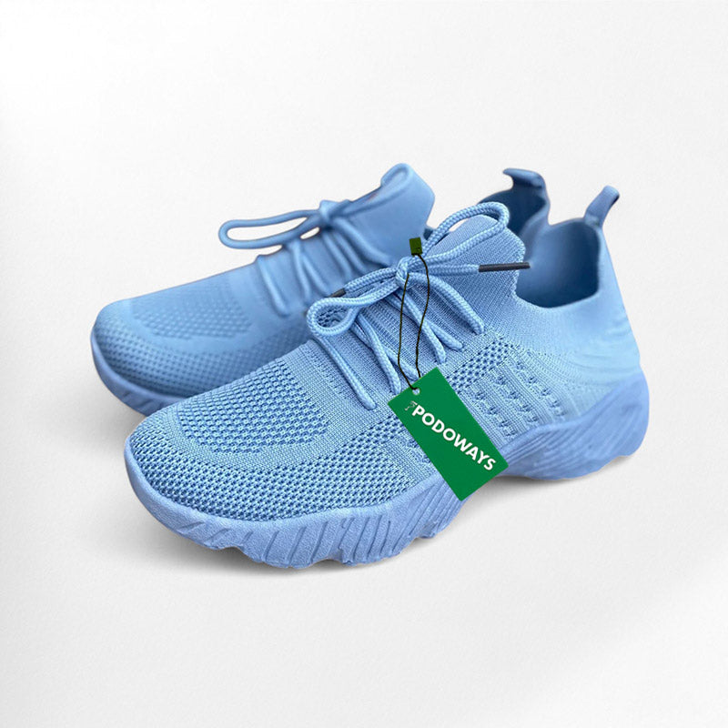 Blue sneakers for women