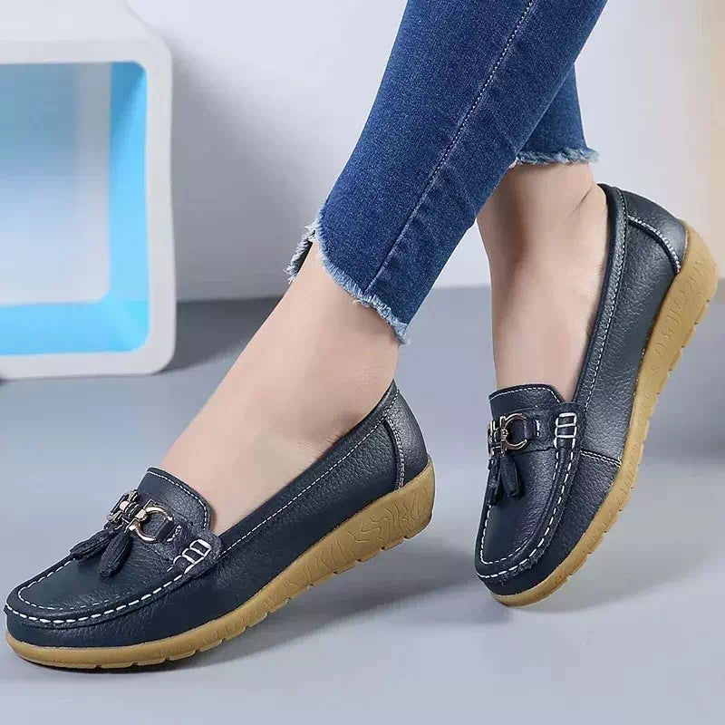 Orthopedic moccasins for women Podoways 36 SlateGray