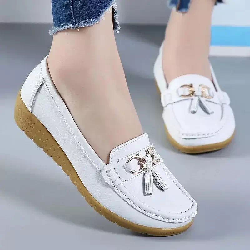 Orthopedic moccasins for women Podoways 36 White