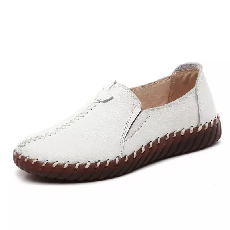 Wide foot moccasin for women Podoways 36 White