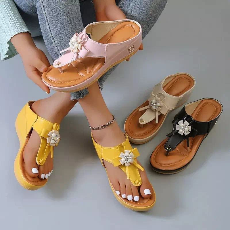 Modern and elegant women's orthopedic flip flops Podoways