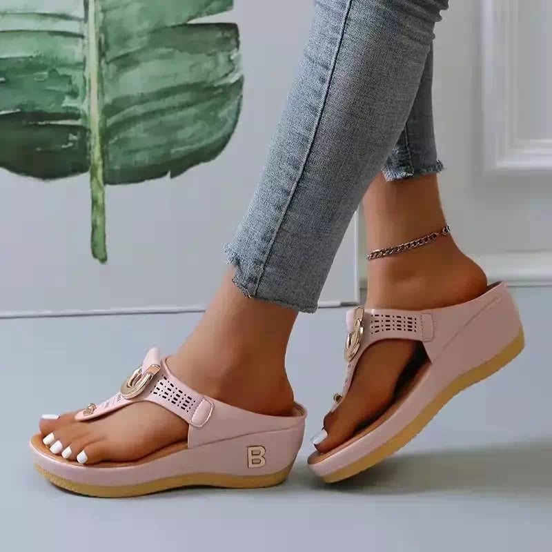 Modern and elegant women's orthopedic flip flops Podoways