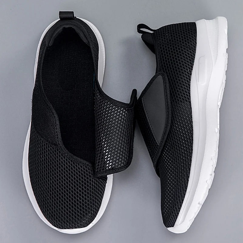 Shoes for wide and swollen feet for men Podoways 36 Black