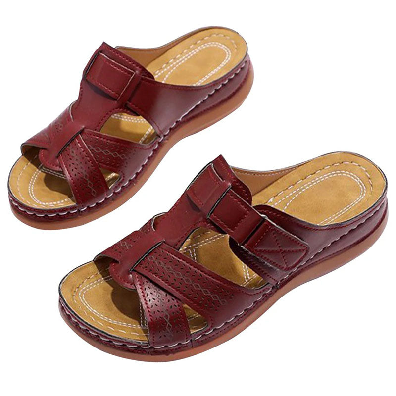 women's sandals ergonomic sole Podoways 36 Brown