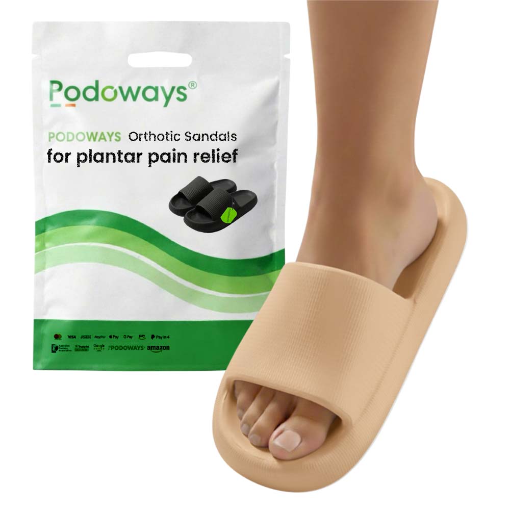 Ortotiska sandaler för lindring av plantar smärta - Unisex