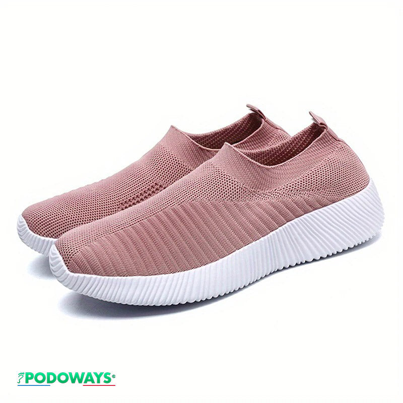 Soft orthopedic sneakers without laces PODOWAYS Orthopedic Insoles 36 PaleVioletRed