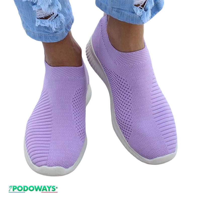 Soft orthopedic sneakers without laces PODOWAYS Orthopedic Insoles