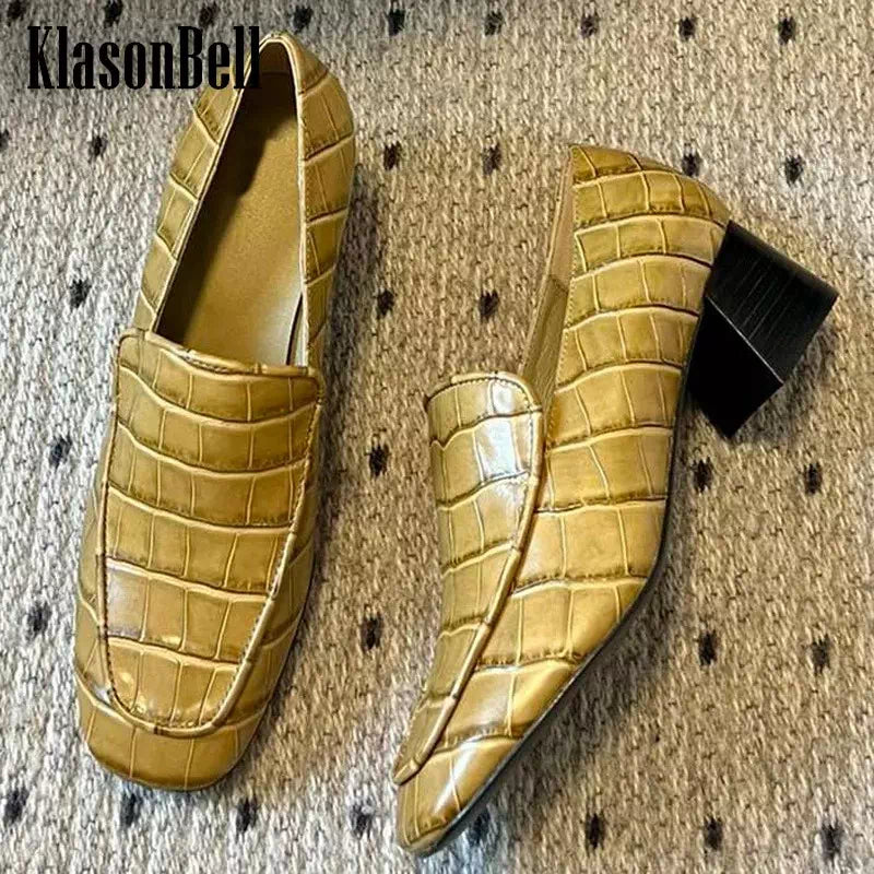Crocodile moccasin for women Podoways