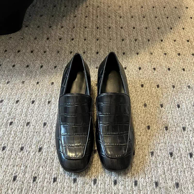 Crocodile moccasin for women Podoways