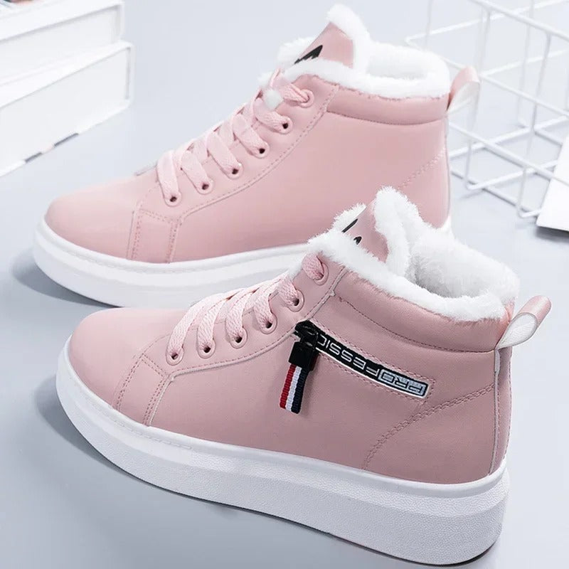 Fleece interior boots for sensitive feet Podoways 36 MistyRose