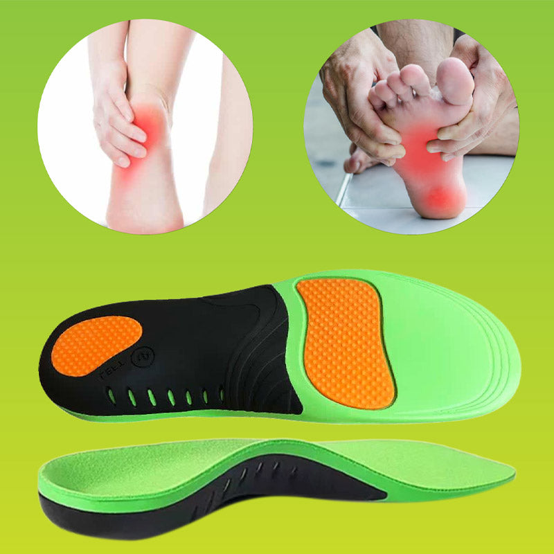 Orthotic insoles for plantar pain relief