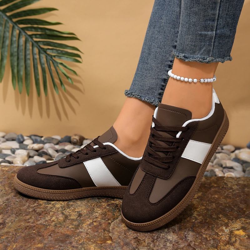 Women’s Brown Sneakers – Retro & Timeless Design